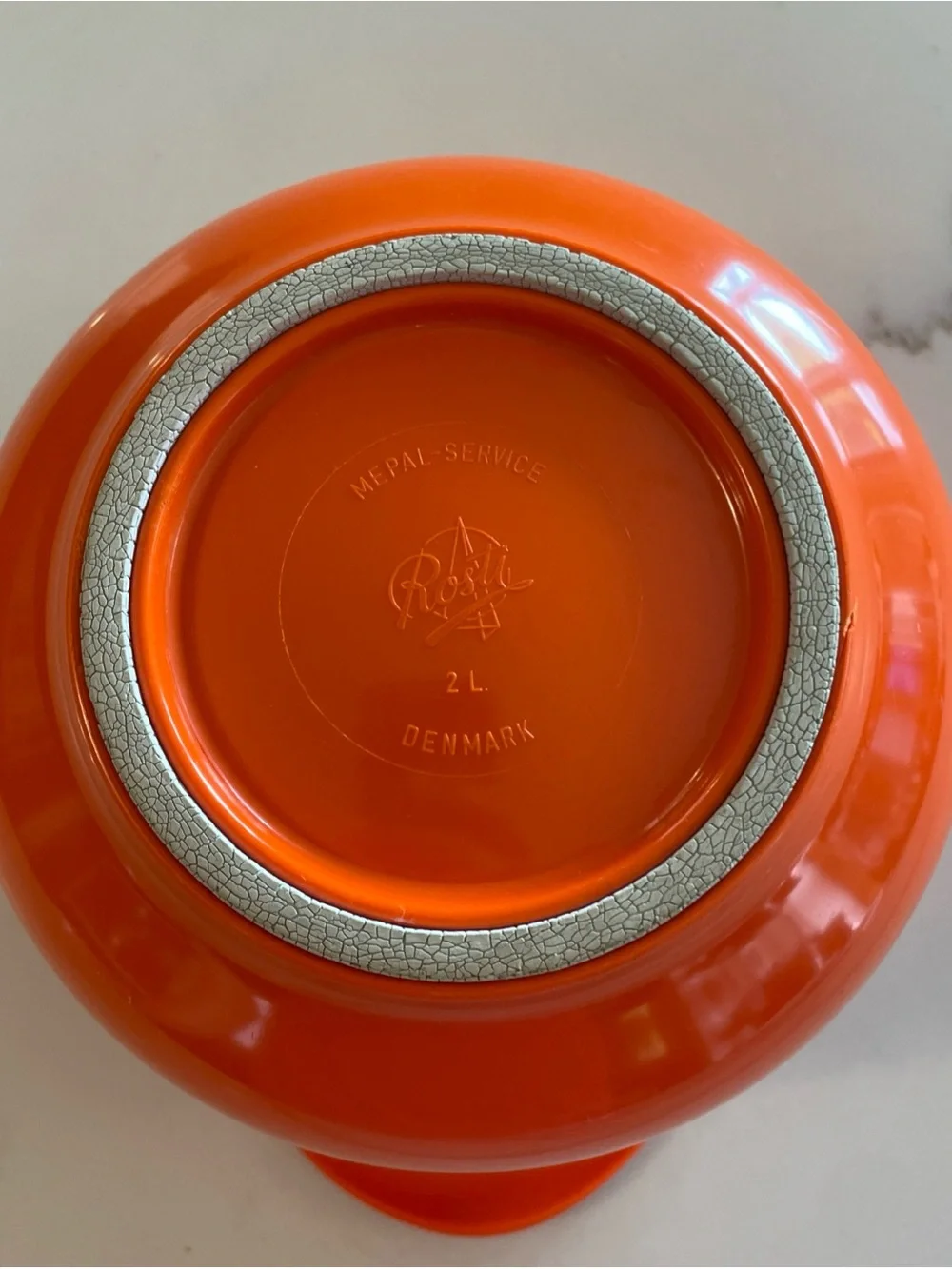 Bright Orange Mixing Bowl - Durable Kitchen Bowl
